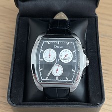 Mens D&G Time Watch Black