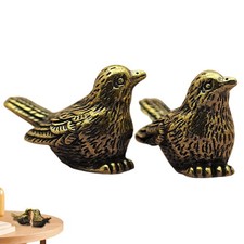 2pcs brass golden bird - 2pcs,