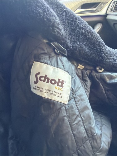 Schott leather jacket - schott,