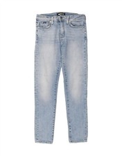 GAS Womens Skinny Jeans W32 L32 Blue Cotton BJ85