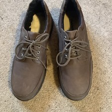 Padders Mens Brown Leather Terrain Shoes Aqua Protected Lace Ups Uk 11