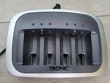 Tronic Universal Battery Charger TLG 500 B1 AA AAA 9V NiMH Batteries Silver