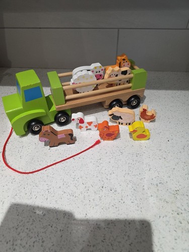Wooden lorry trailer with - lorry,