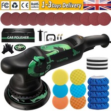 Electric Professional 6" DA Random Orbital Polisher Car Buffer Waxer Sander Kit