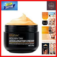 50G Natural Tanning Accelerator Cream for Deeper, Darker Sun-Kissed Glow