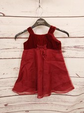 Monsoon - Baby Girls - Red/Burgundy Dress - Age 12-18 Months - *BNWT*