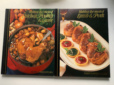 Vintage Cookbooks 1980s Recipes Robert Carriers Kitchen - 2 Books