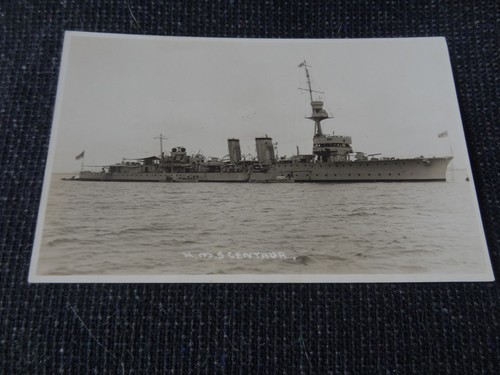 Hms centaur postcard steam war - hms,