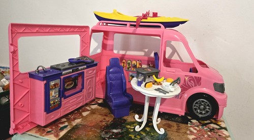 Barbie style camper van - barbie,