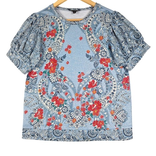 Womens top small boho romantic - small,