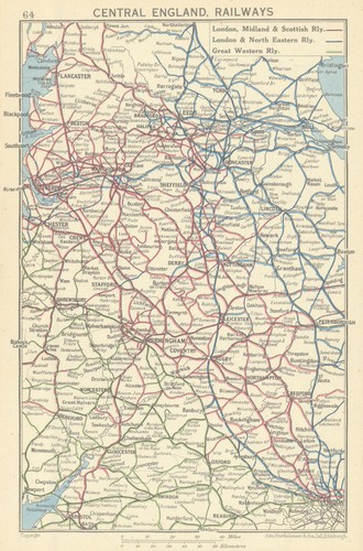 Central england railways - central, england,
