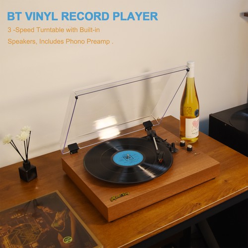 Record player turntable - a,