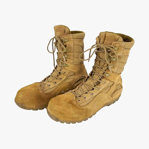 Steel toe belleville brown - steel,