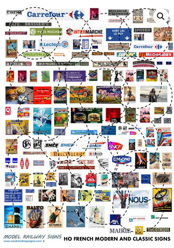 French model railway signs - ho,