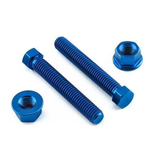 Titanium axle adjuster set - titanium,