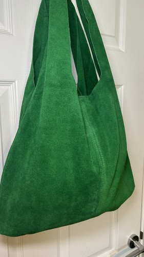 Womens green real suede - real,
