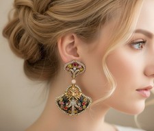 Earrings Lion Museum Medieval