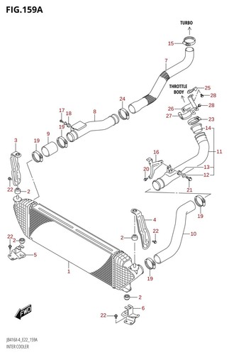Suzuki genuine inter - inter, cooler
