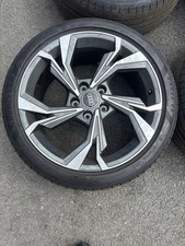 4x18” AUDI A3 S3 8Y S LINE BLACK EDITION DIAMOND CUT ALLOY WHEELS