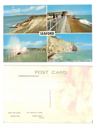 Vintage postcard seaford - vintage,