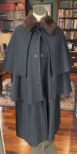 Vintage Navy Wool Triple