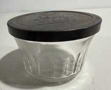 Ball Jelly Glass Ribbed Jar w/