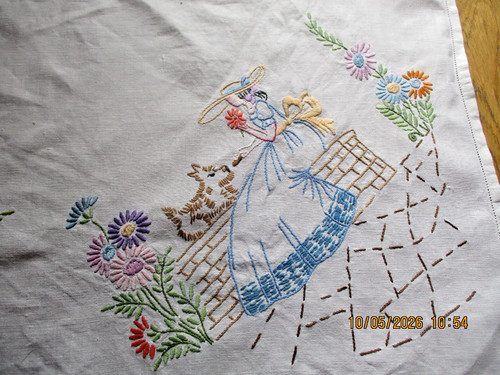 Vintage crinoline lady hand - crinoline,
