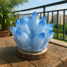 300g Rare Blue Quartz Crystal