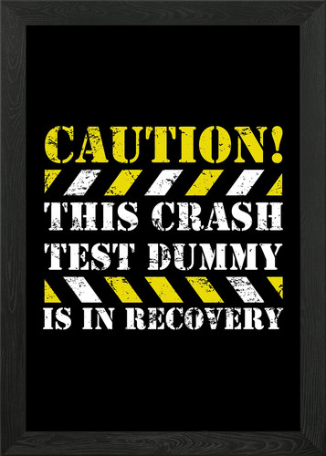Caution crash test - crash,