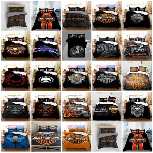 Motorcycle duvet quilt cover - duvet,
