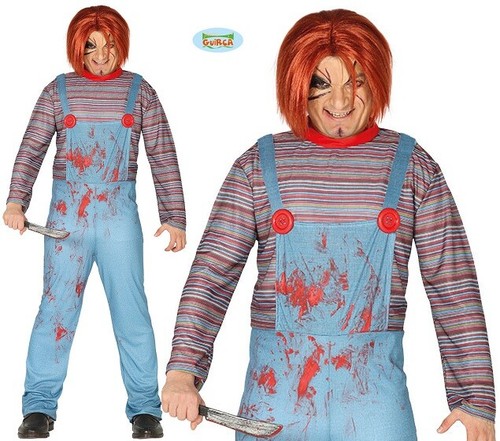 Mens halloween killer doll - killer,