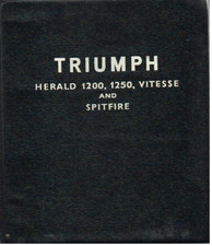 TRIUMPH HERALD 1200 SPITFIRE 4 (Mk1) & VITESSE 1600 '61-63 FACTORY REPAIR MANUAL