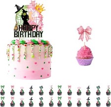 25pcs Cake Topper, Magic Witch