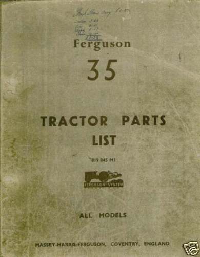 Ferguson tractor parts - tractor,