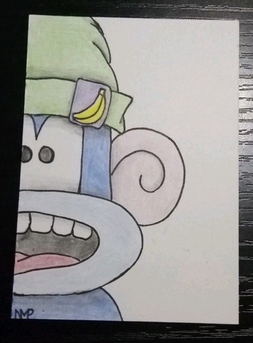 Aceo monkey beanie - monkey, in