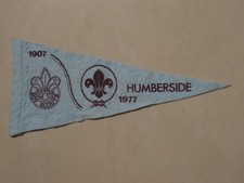 Humberside 1907 - 1977 Boy Scouts Pennant