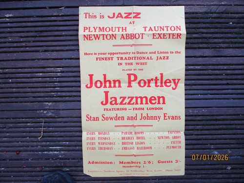 Original jazz poster john - original,