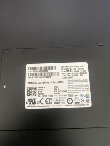 Samsung pm871b 128gb - pm871b, ssd
