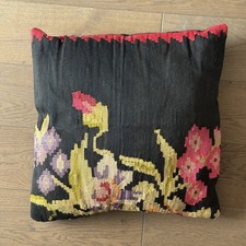 Vintage Wool Cushion Handmade