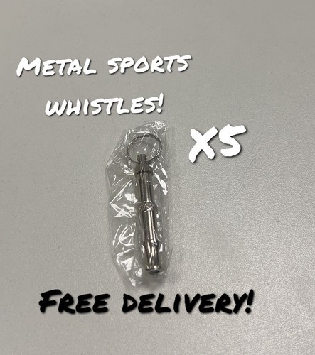Metal sports whistles loud - 5x,