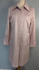WALKER Size EU 38 UK 10 Pink Trench Raincoat, Softshell, Knee Length