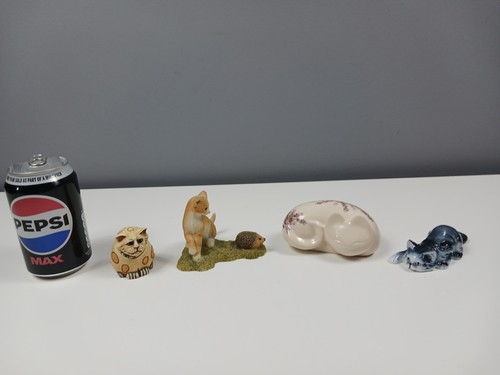 Branded cat figurines - cat,