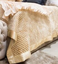 Zara Home luxury velvet bedspread