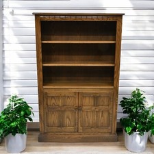 Ercol Bookcase 2 Shelves &