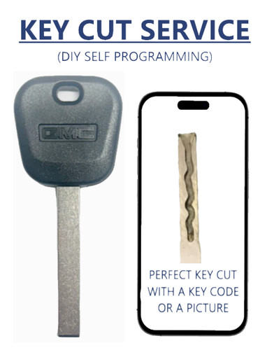 Key cut service b119 gmc - key, +