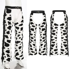 Mens Cow Print Flannel Pants