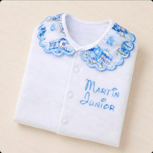 Boys baby white sleepsuit - boys,