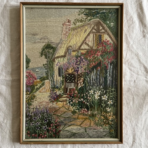 Lovely vintage framed glazed - vintage,