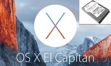 APPLE MACBOOK PRO 120G 250GB 500GB 1TB 2.5" SATA HARD DRIVE HDD+ OS X EL CAPITAN