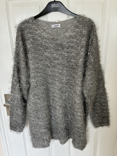 Mid grey eyelash sequin - mid,